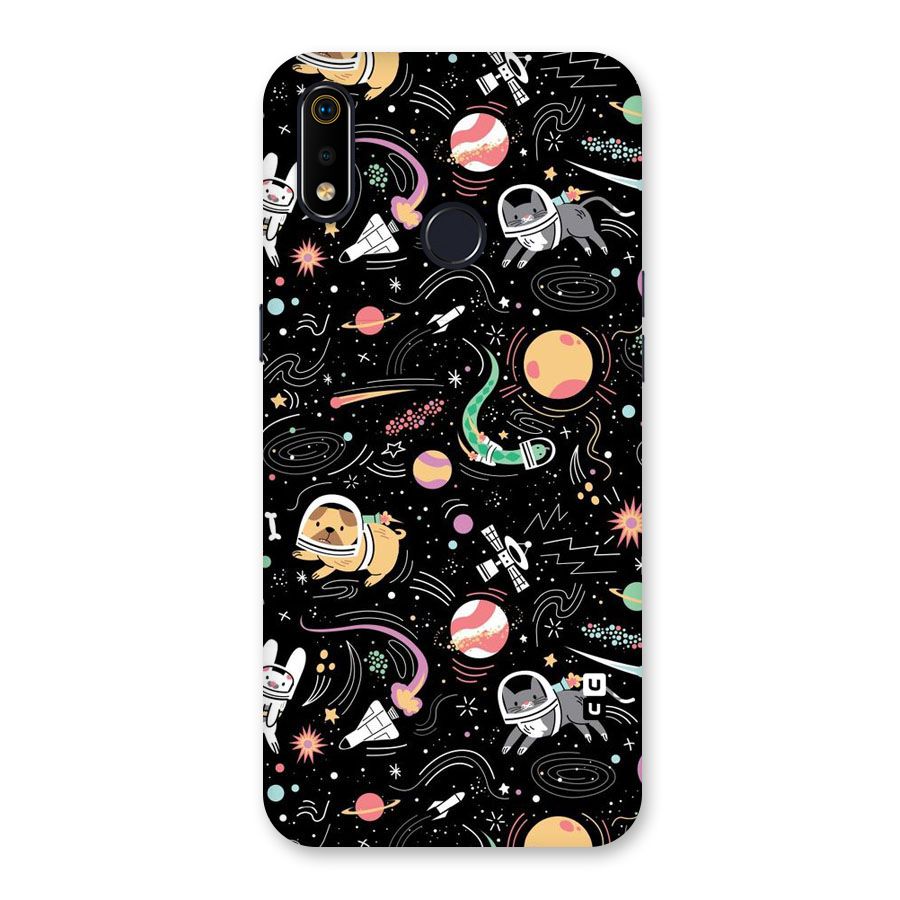 Dog Planetarium Back Case for Realme 3i