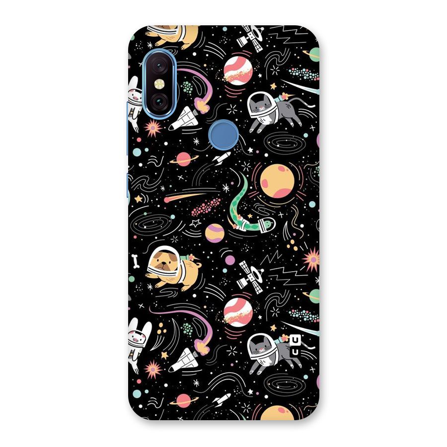 Dog Planetarium Back Case for Redmi Note 6 Pro