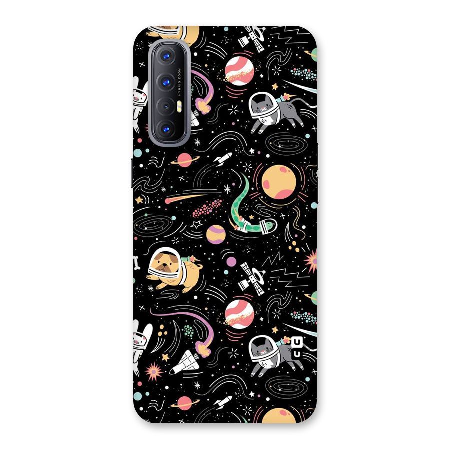 Dog Planetarium Back Case for Reno3 Pro
