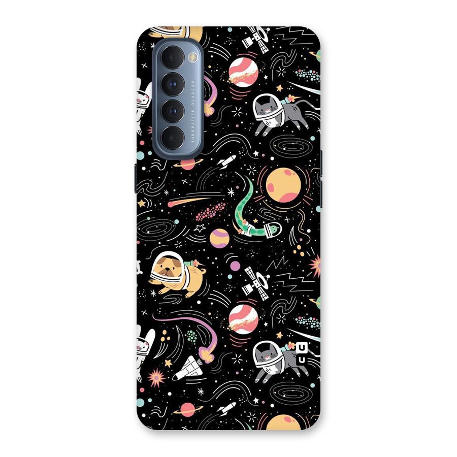 Dog Planetarium Back Case for Reno4 Pro