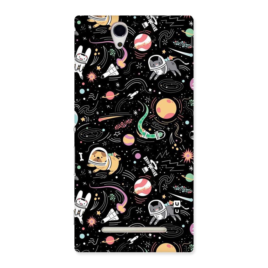 Dog Planetarium Back Case for Sony Xperia C3