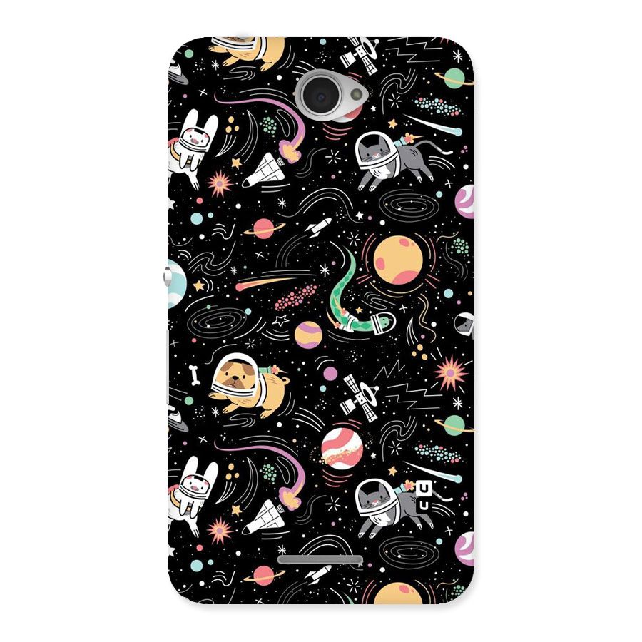 Dog Planetarium Back Case for Sony Xperia E4