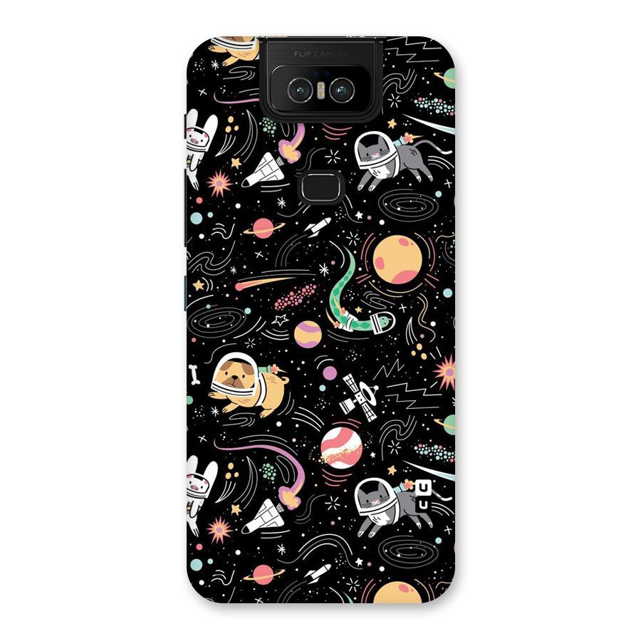 Dog Planetarium Back Case for Zenfone 6z