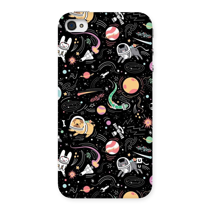 Dog Planetarium Back Case for iPhone 4 4s