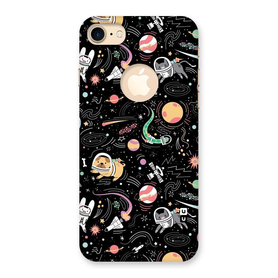 Dog Planetarium Back Case for iPhone 7 Logo Cut