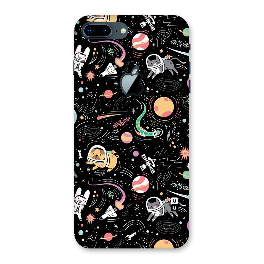 Dog Planetarium Back Case for iPhone 7 Plus Apple Cut