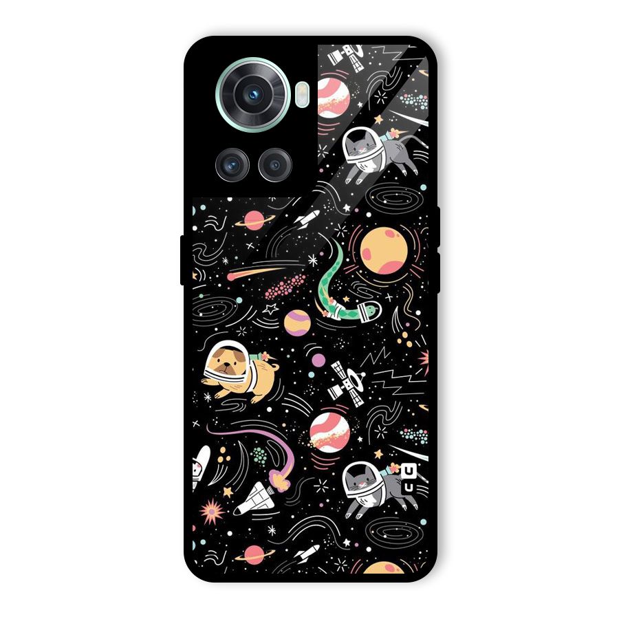 Dog Planetarium Glass Back Case for OnePlus 10R