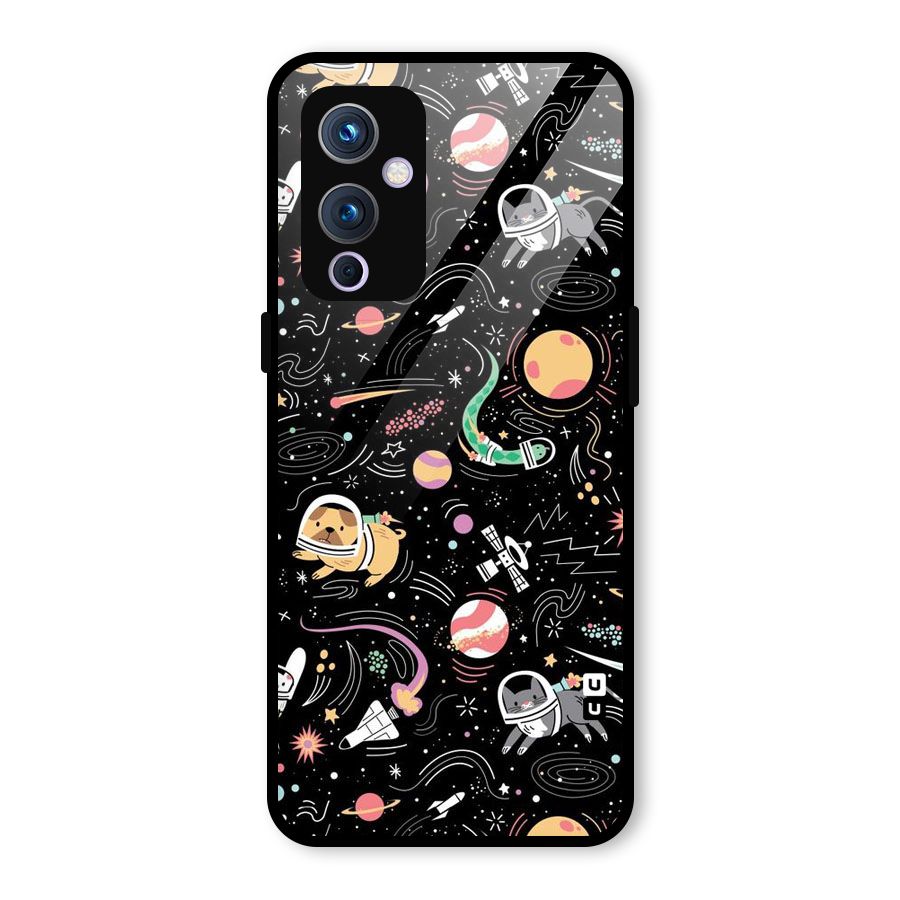 Dog Planetarium Glass Back Case for OnePlus 9