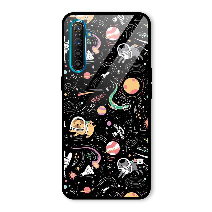 Dog Planetarium Glass Back Case for Realme X2