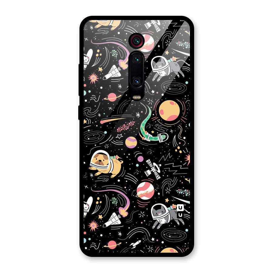 Dog Planetarium Glass Back Case for Redmi K20