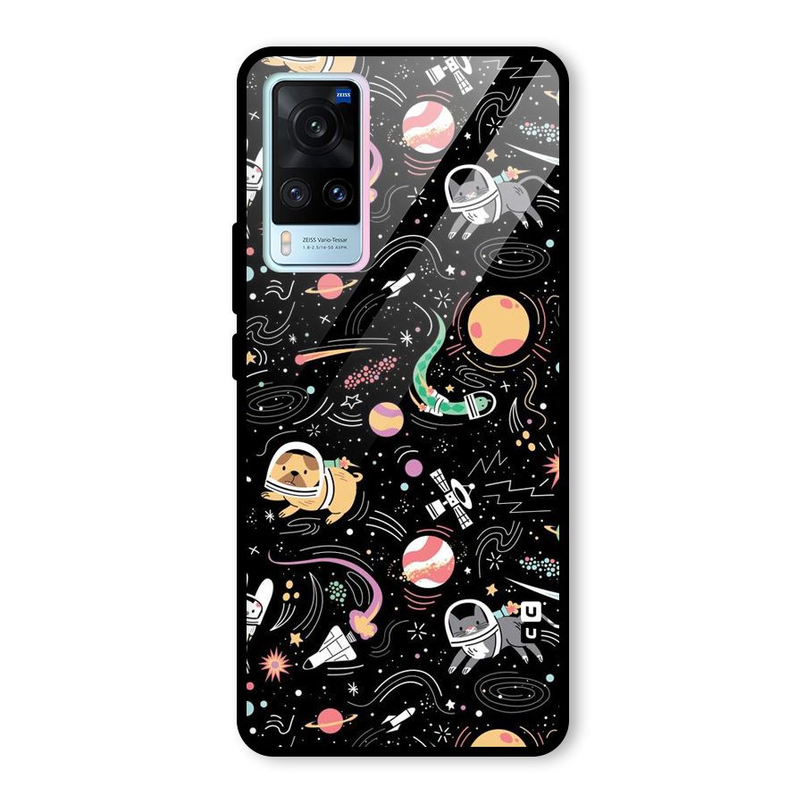 Dog Planetarium Glass Back Case for Vivo X60