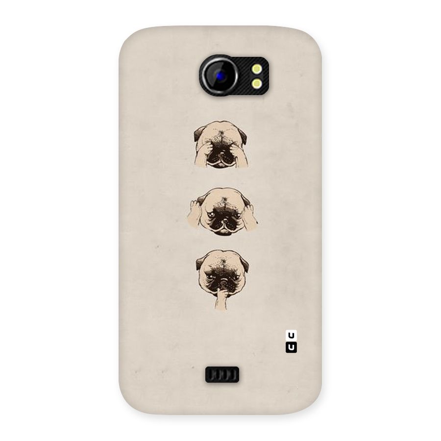 Doggo Moods Back Case for Micromax Canvas 2 A110