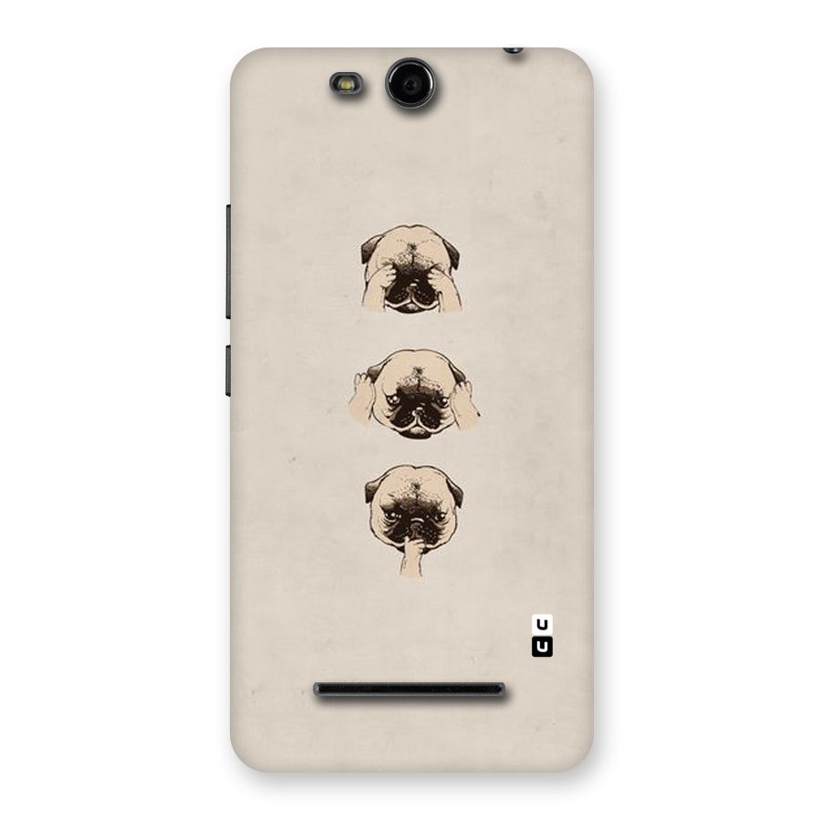 Doggo Moods Back Case for Micromax Canvas Juice 3 Q392