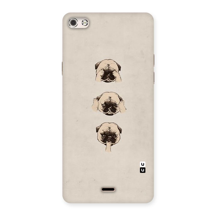 Doggo Moods Back Case for Micromax Canvas Silver 5