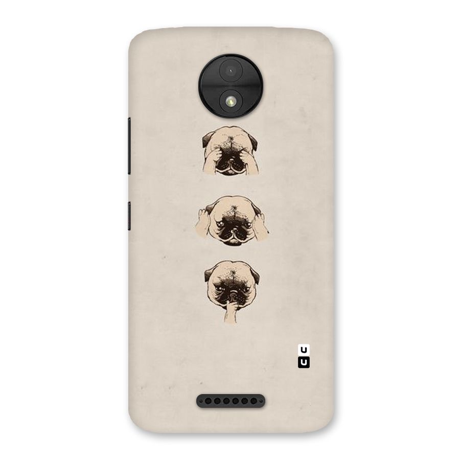 Doggo Moods Back Case for Moto C