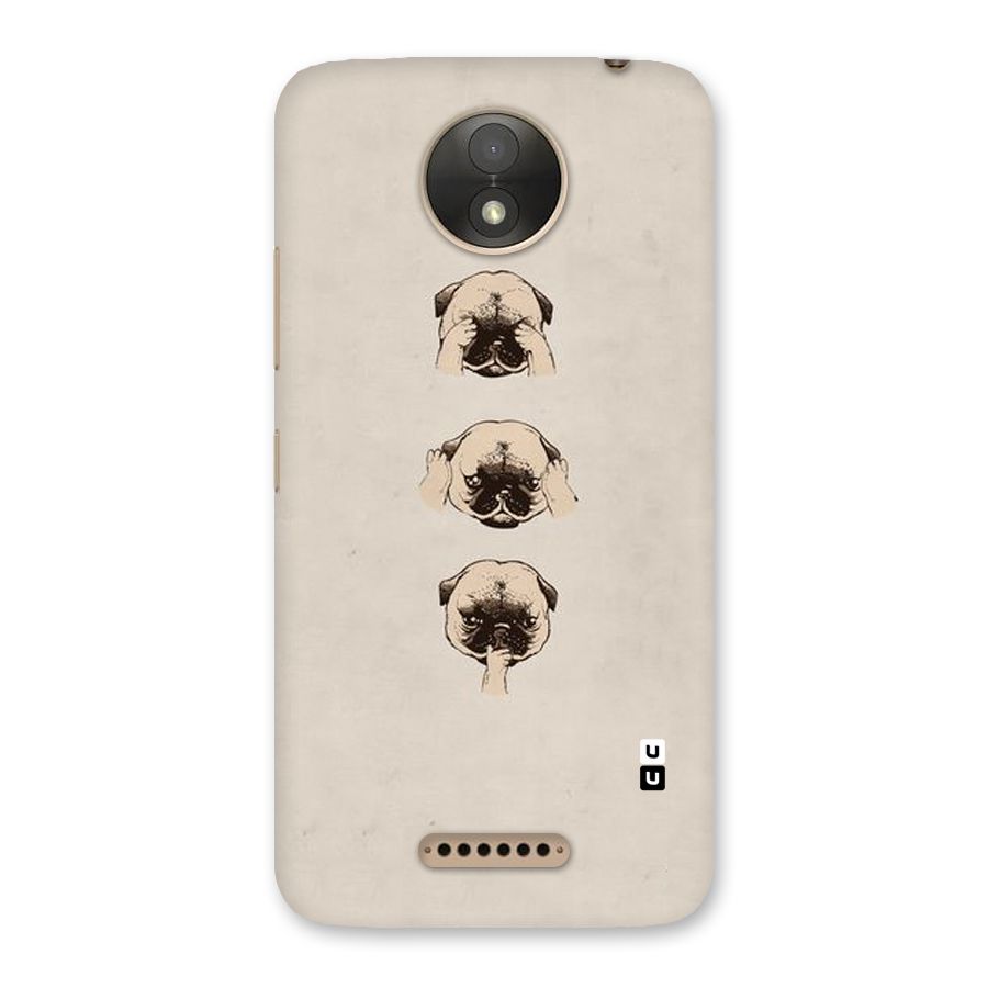 Doggo Moods Back Case for Moto C Plus