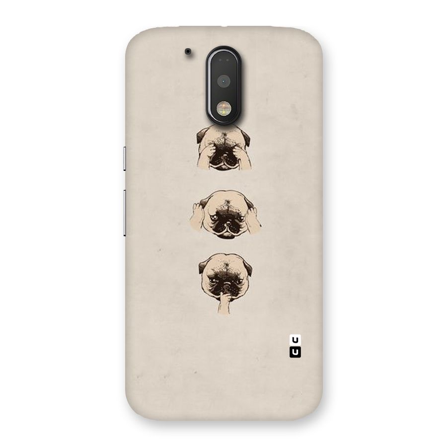Doggo Moods Back Case for Motorola Moto G4 Plus