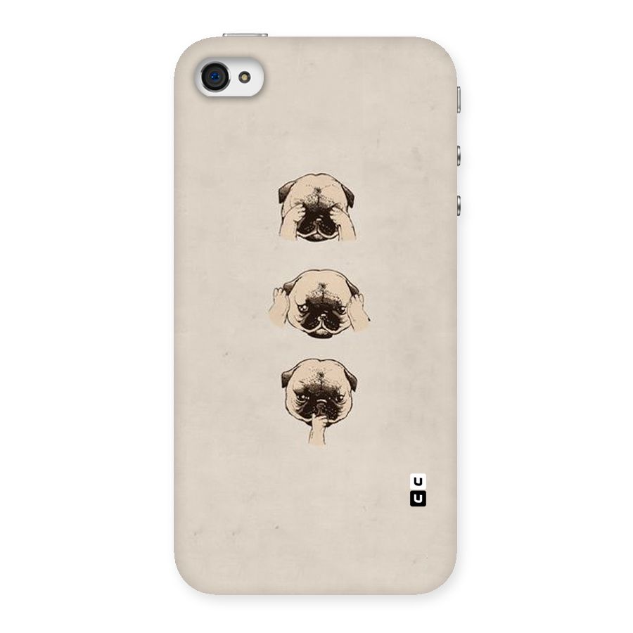 Doggo Moods Back Case for iPhone 4 4s