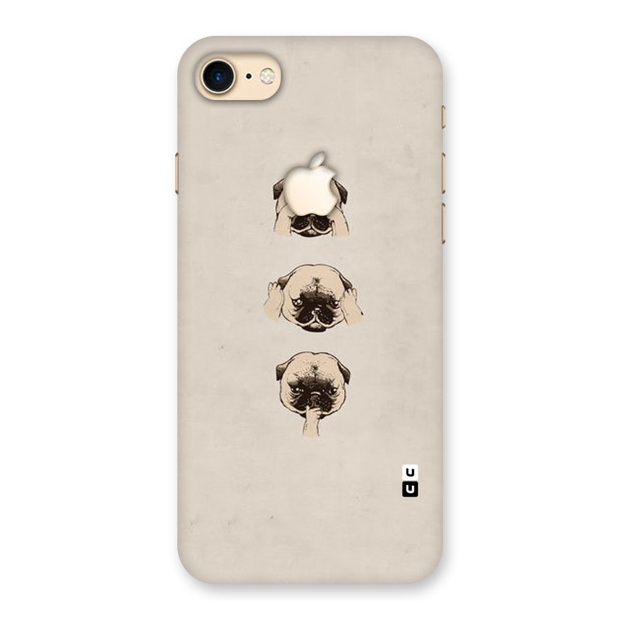 Doggo Moods Back Case for iPhone 7 Apple Cut