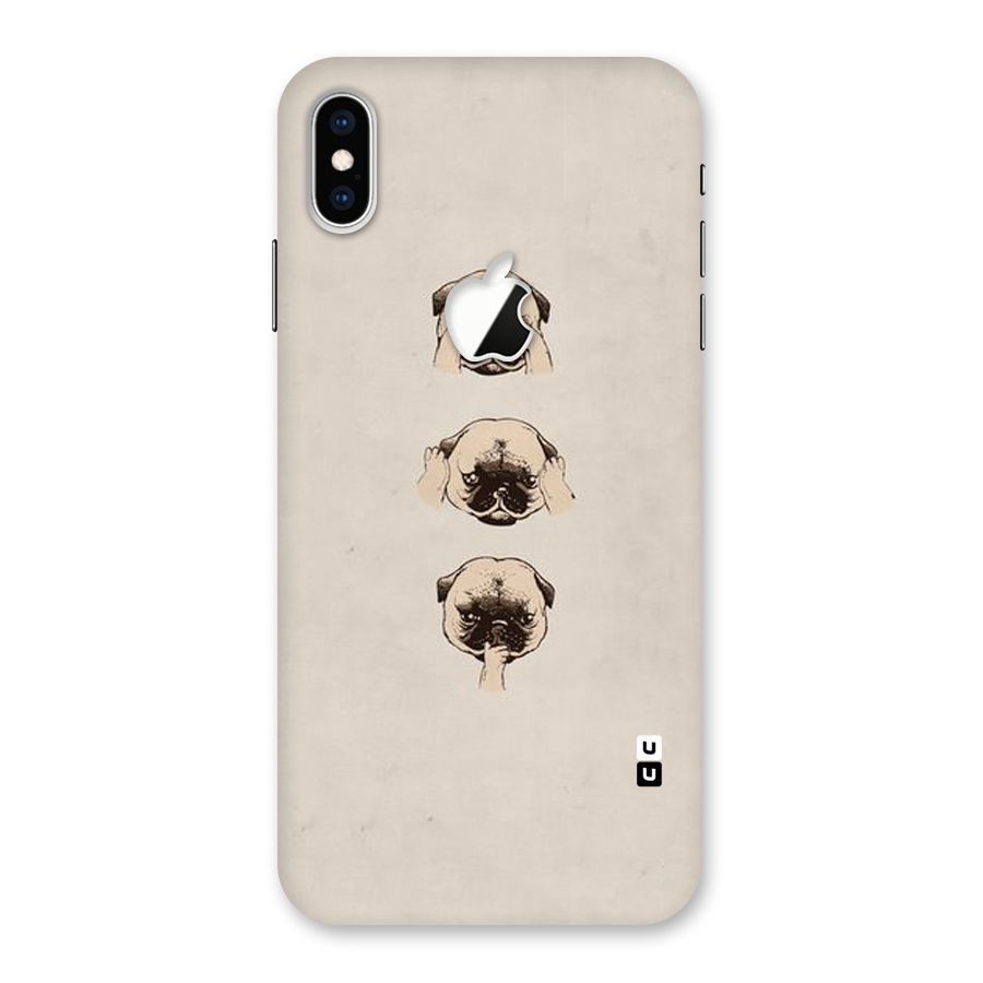 Doggo Moods Back Case for iPhone XS Max Apple Cut