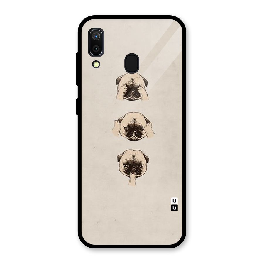 Doggo Moods Glass Back Case for Galaxy A30