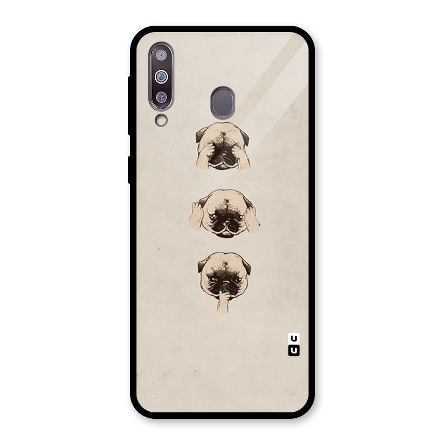 Doggo Moods Glass Back Case for Galaxy M30
