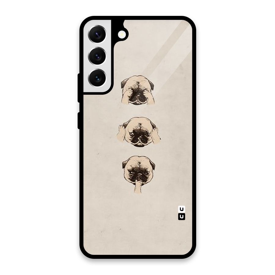 Doggo Moods Glass Back Case for Galaxy S22 Plus 5G