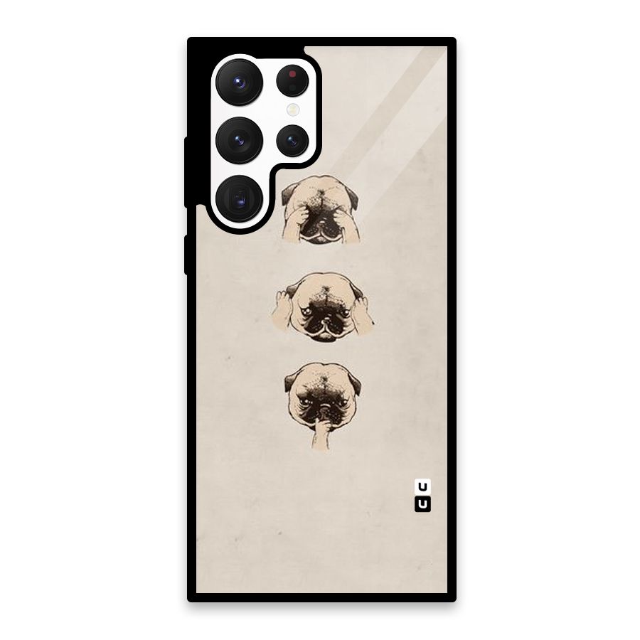 Doggo Moods Glass Back Case for Galaxy S22 Ultra 5G