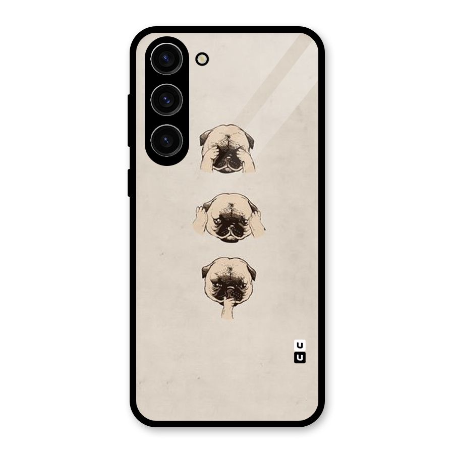 Doggo Moods Glass Back Case for Galaxy S23 Plus