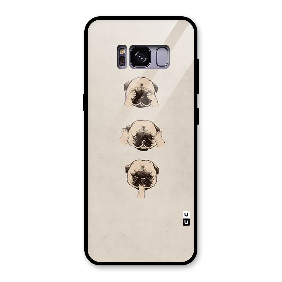 Doggo Moods Glass Back Case for Galaxy S8