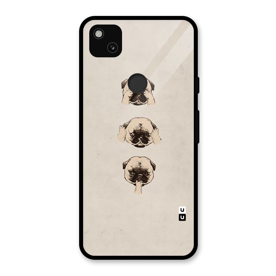 Doggo Moods Glass Back Case for Google Pixel 4a