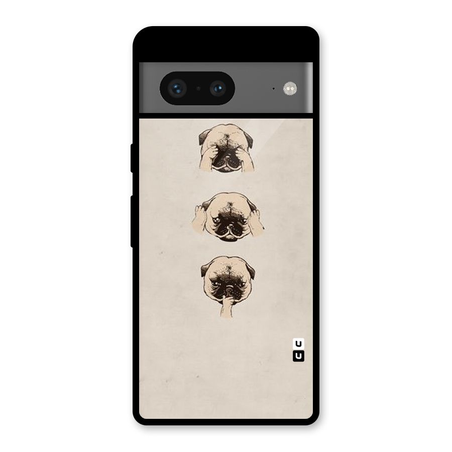 Doggo Moods Glass Back Case for Google Pixel 7