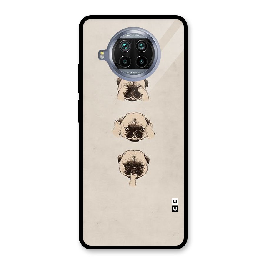 Doggo Moods Glass Back Case for Mi 10i