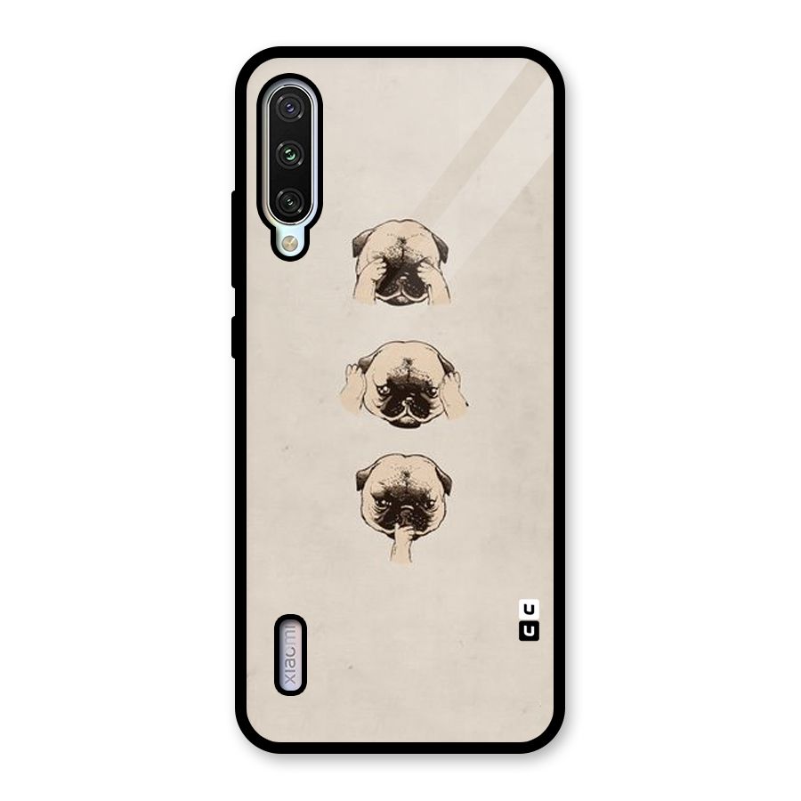 Doggo Moods Glass Back Case for Mi A3