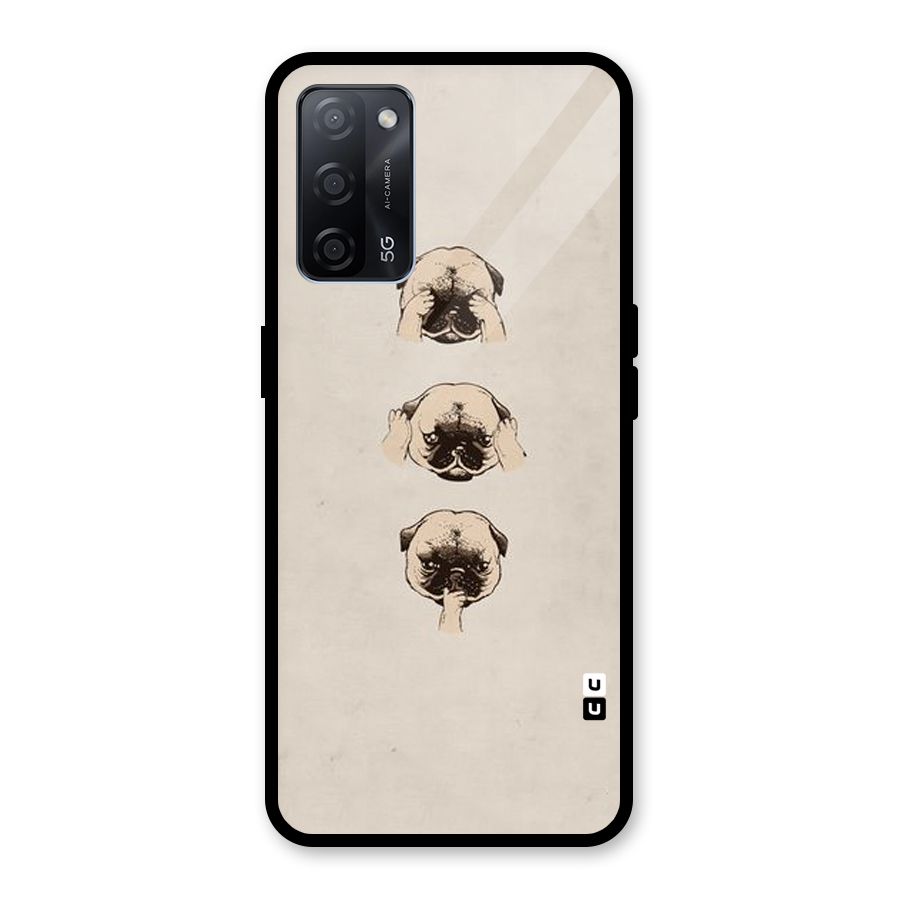 Doggo Moods Glass Back Case for Oppo A53s 5G