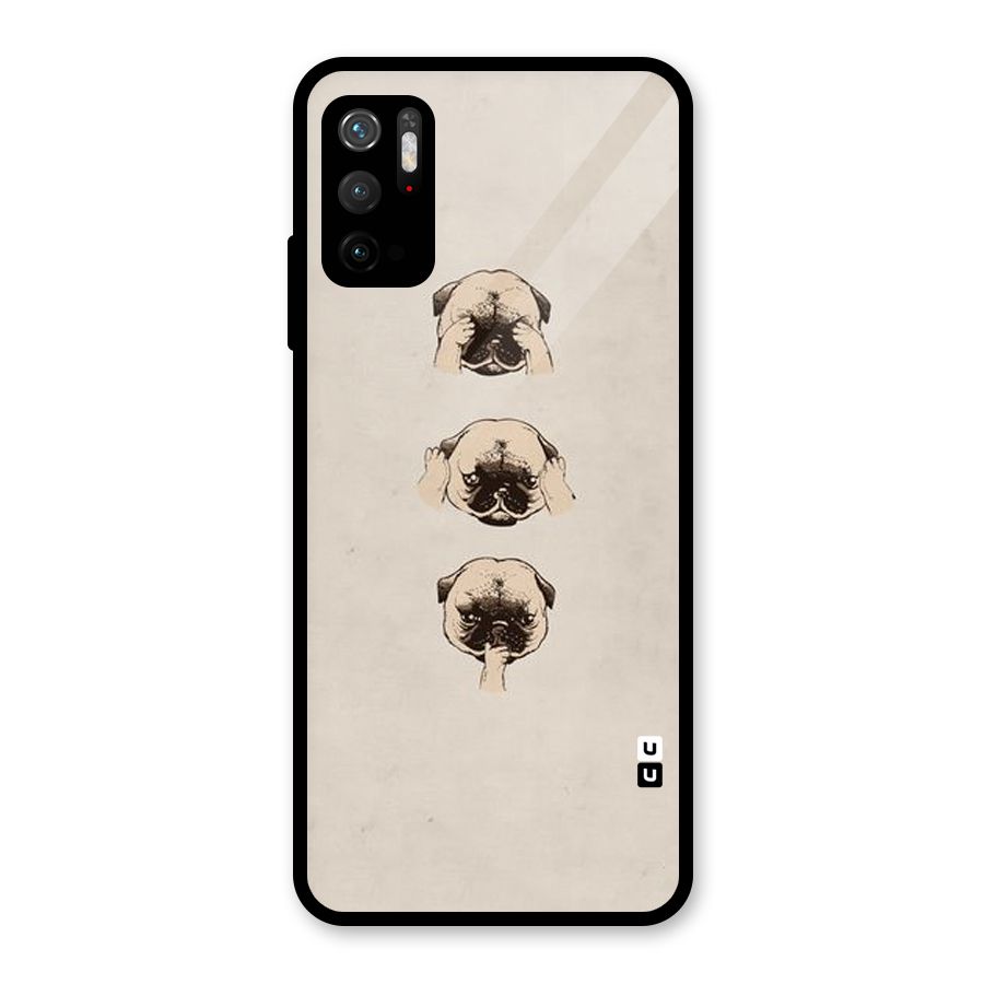 Doggo Moods Glass Back Case for Poco M3 Pro 5G
