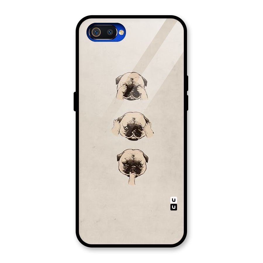 Doggo Moods Glass Back Case for Realme C2