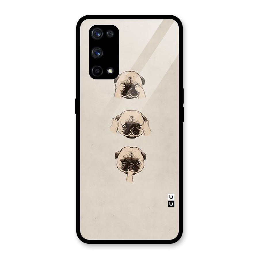 Doggo Moods Glass Back Case for Realme X7 Pro