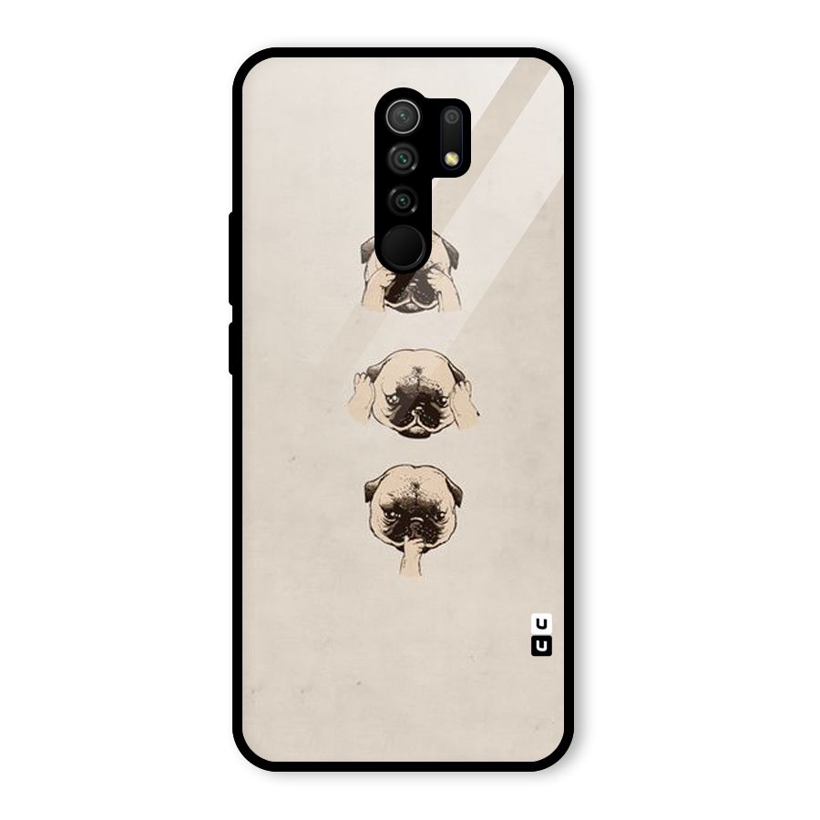Doggo Moods Glass Back Case for Redmi 9 Prime