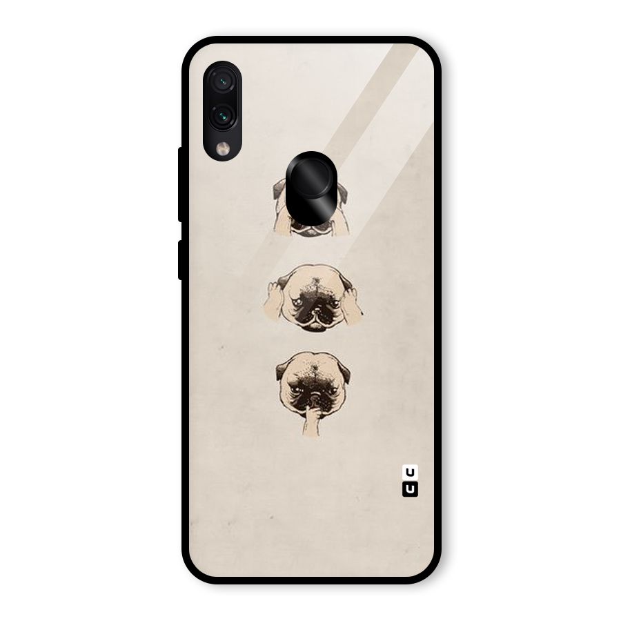 Doggo Moods Glass Back Case for Redmi Note 7