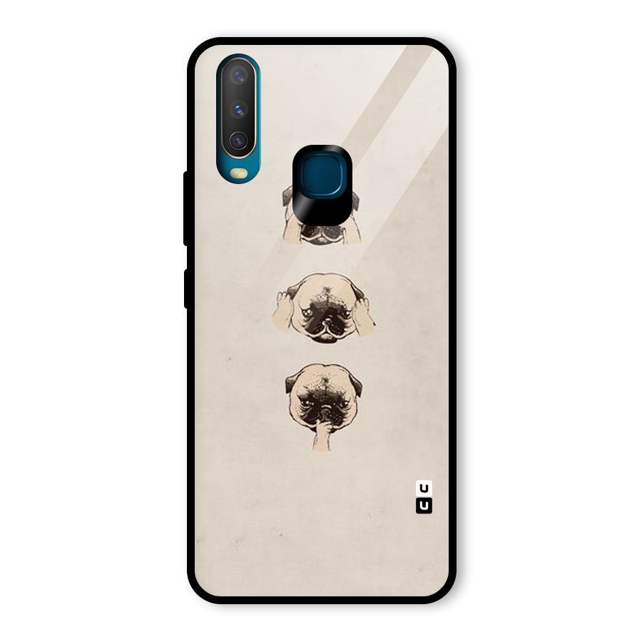 Doggo Moods Glass Back Case for Vivo U10