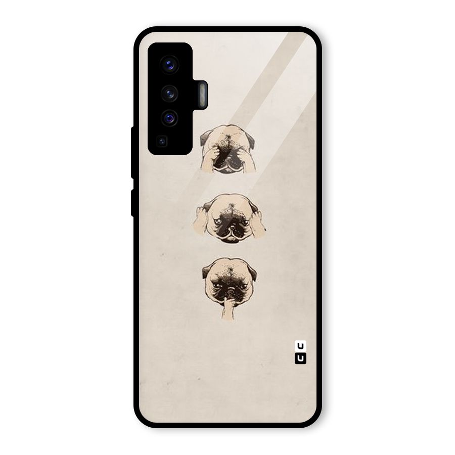 Doggo Moods Glass Back Case for Vivo X50