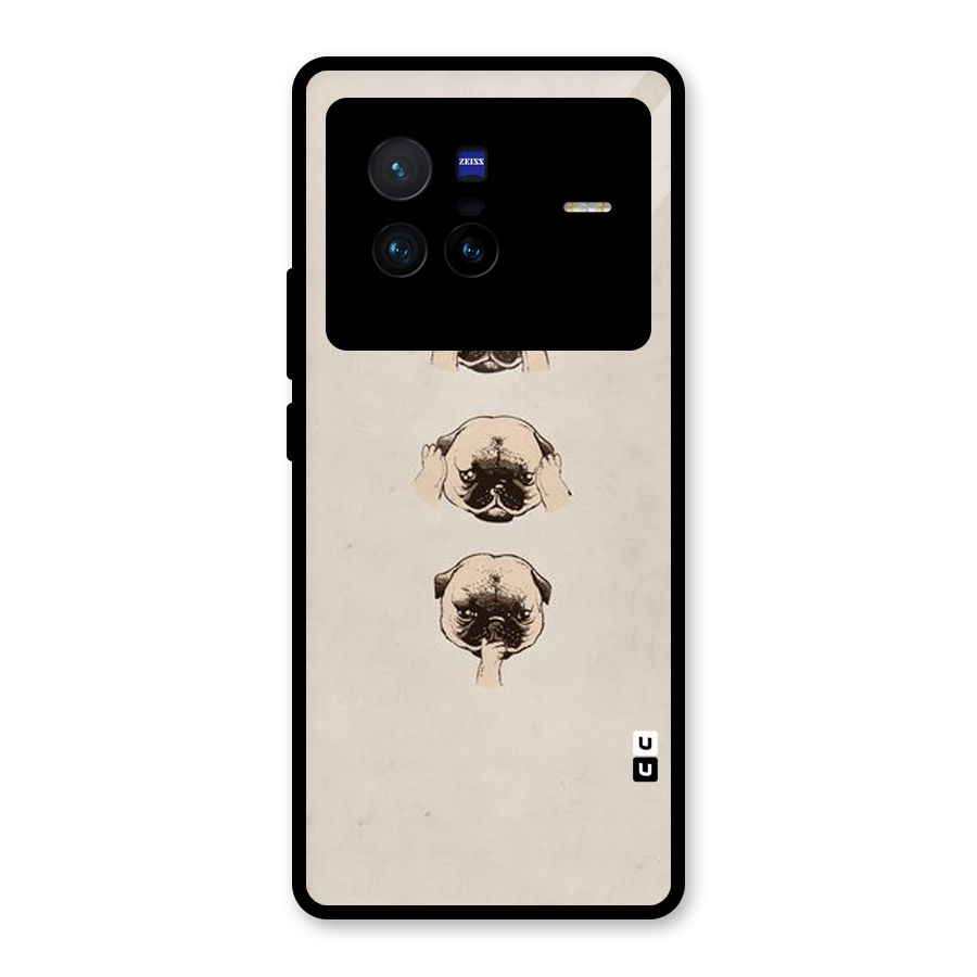 Doggo Moods Glass Back Case for Vivo X80