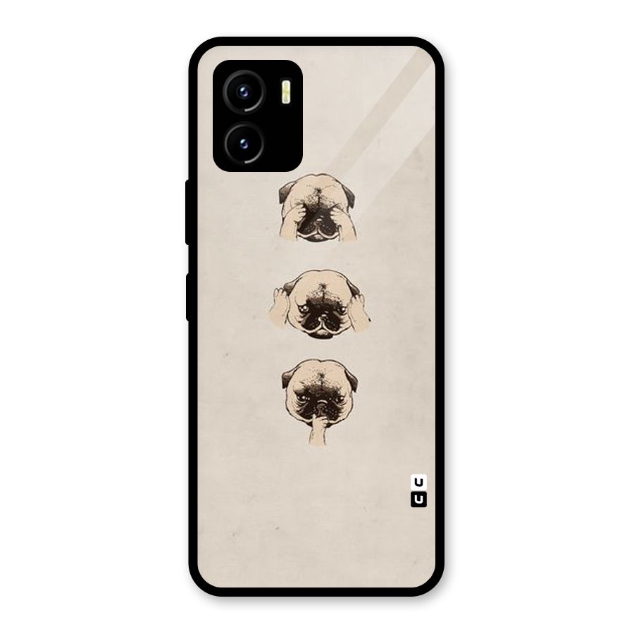 Doggo Moods Glass Back Case for Vivo Y15s