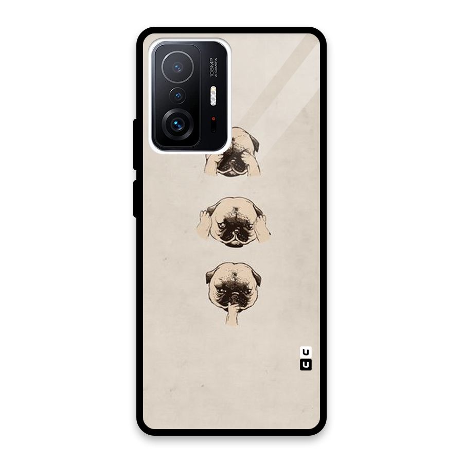 Doggo Moods Glass Back Case for Xiaomi 11T Pro