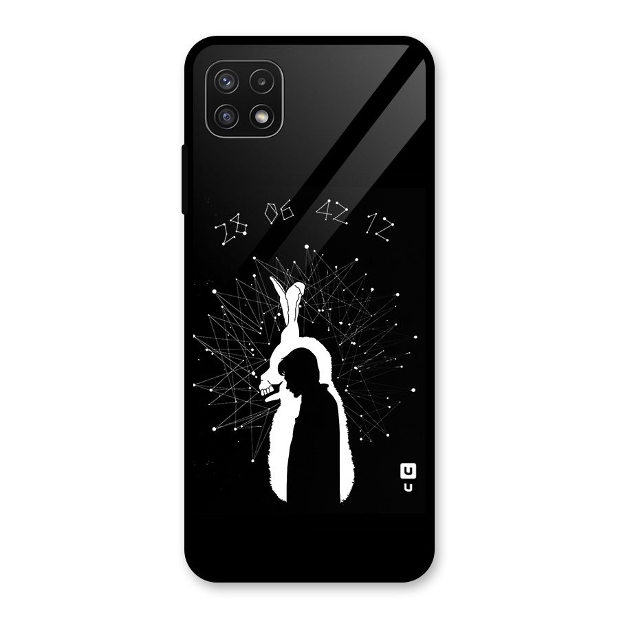Donnie Darko Silhouette Glass Back Case for Galaxy A22 5G