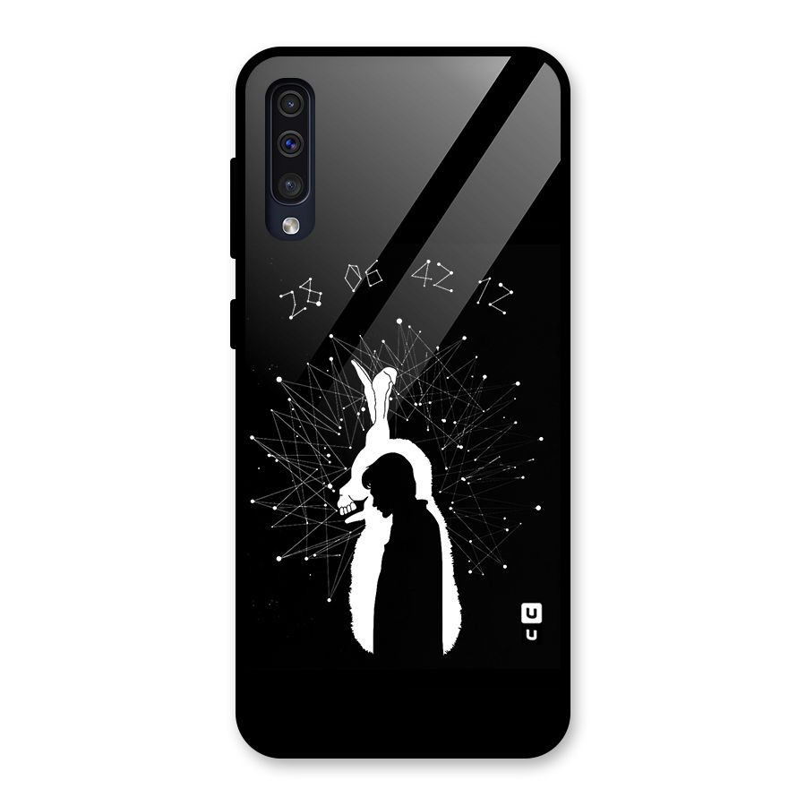Donnie Darko Silhouette Glass Back Case for Galaxy A50