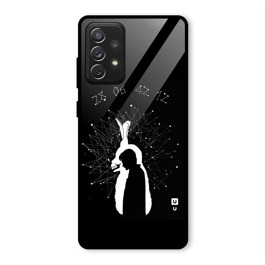 Donnie Darko Silhouette Glass Back Case for Galaxy A72