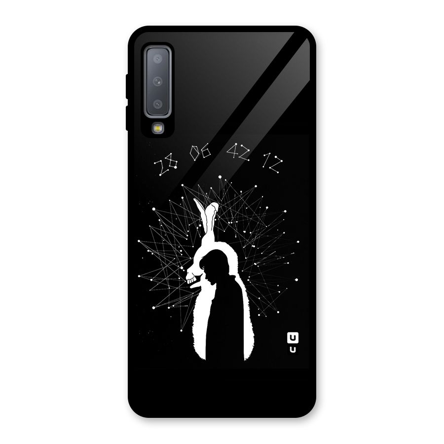Donnie Darko Silhouette Glass Back Case for Galaxy A7 (2018)