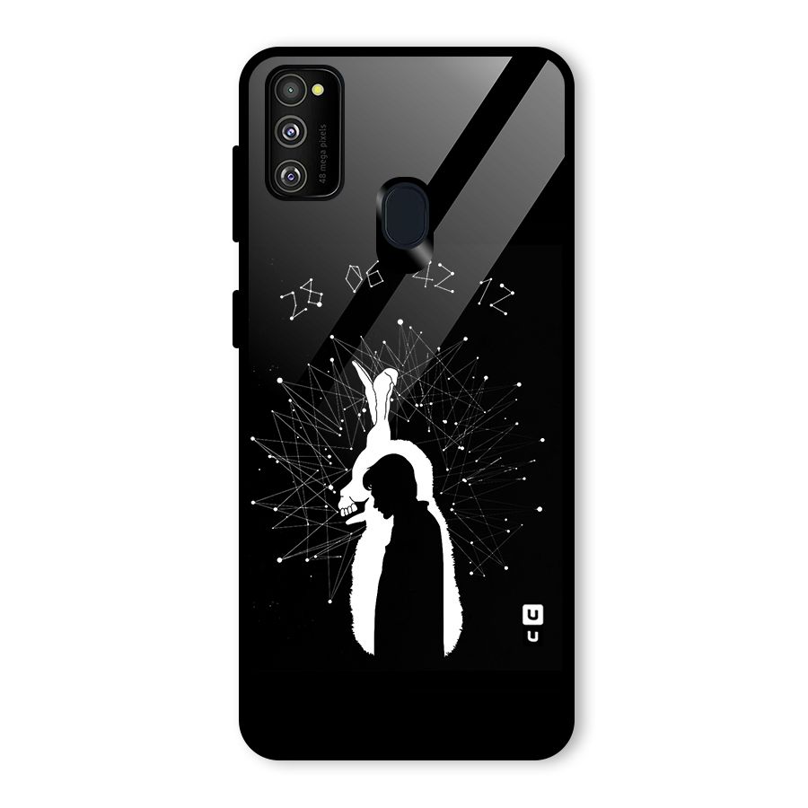 Donnie Darko Silhouette Glass Back Case for Galaxy M30s